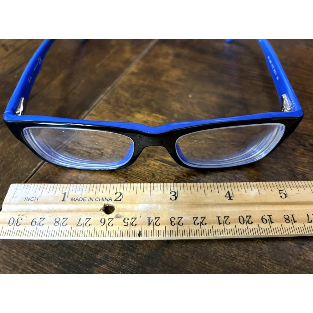 Ray-Ban RB5268 Eyeglass Frames Black Blue Rectangle Optical w‎ Case